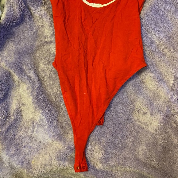 Red and white bodysuit - Picture 2 of 3